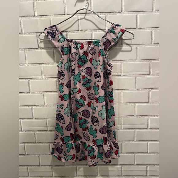 GYMBOREE little girls purple printed dress/size S(5-6) - Picture 5 of 5